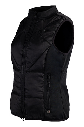 HKM Sports Verwarmde Bodywarmer Slimline Style Zwart 