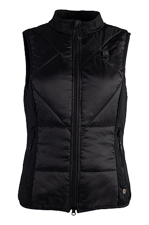 HKM Sports Verwarmde Bodywarmer Slimline Style Zwart 