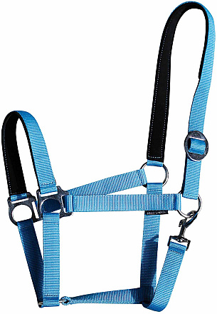 Harry's Horse Halster Padded Lichtblauw