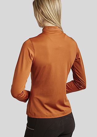 Montar Moeverline Trainingshirt Lange Mouw Rosegold Bronze