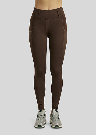 Rebel Rijlegging Pull-On met Rosegold Crystals Donkerbruin