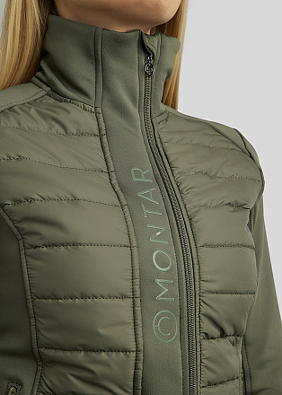 Montar Emma Quilt Jacket Pine Green