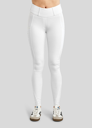 Rebel Rijlegging Tone In Tone met Crystals Wit