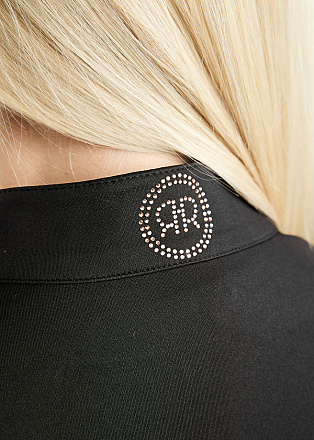 Rebel Trainingsshirt met Rosegoud Logo Zwart