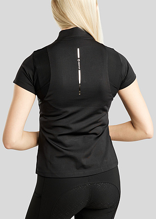 Montar Trainingsshirt met Mesh Zwart