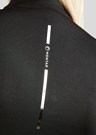 Montar Trainingsshirt met Mesh Zwart