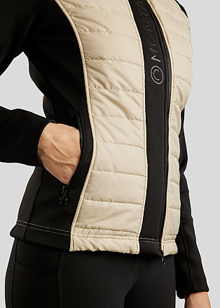 Montar Momartha Contrast Jas Zwart/Beige