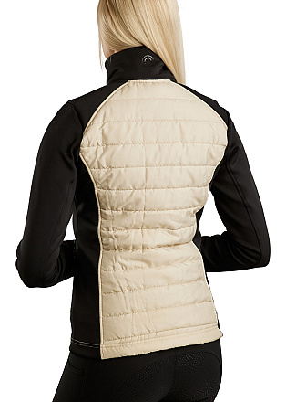 Montar Momartha Contrast Jas Zwart/Beige