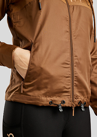 Rebel Trainingsjacket met Rosegoud Logo Toffee 