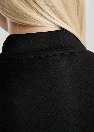 Montar MoCilia Trainingshirt Refined Jacquard Zwart