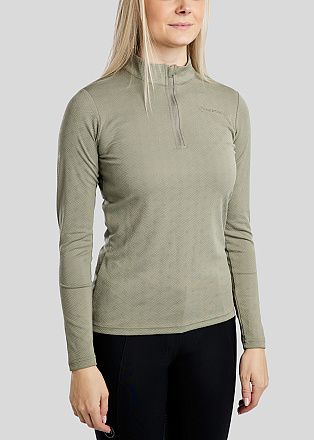 Montar MoCilia Trainingshirt Refined Jacquard Groen