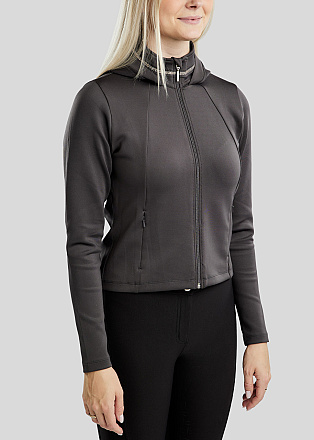 Montar Zip Jacket MoLila met Champagne Crystal Tape en Crystals Grey Slate