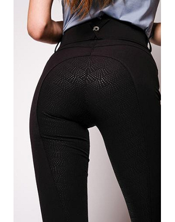 Montar Rijbroek Ess Megan Highwaist Full Grip Zwart
