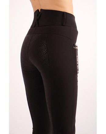 Rebel Rijbroek met Rosegold Full Grip Zwart