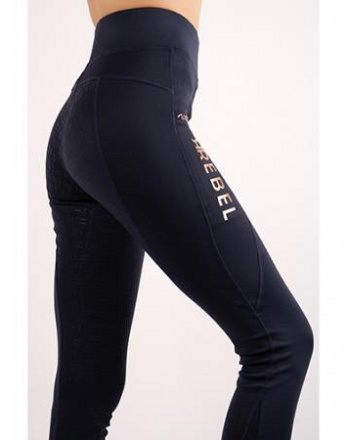 Rebel Rijlegging Pull On met Rosegold Full Grip Navy