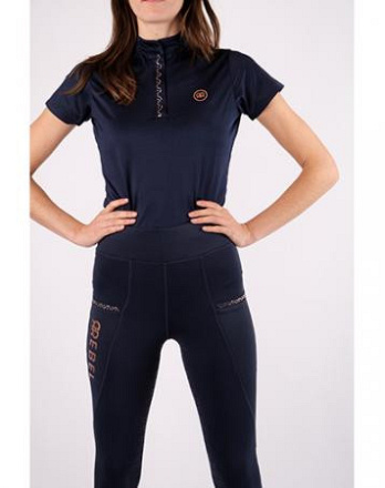 Rebel Rijlegging Pull On met Rosegold Full Grip Navy