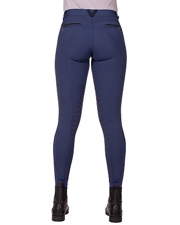 QHP Rijbroek Jace Knie Grip Navy