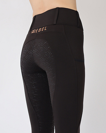 Rebel Rijlegging Rosegold Logo Bid-Chain Zwart 36