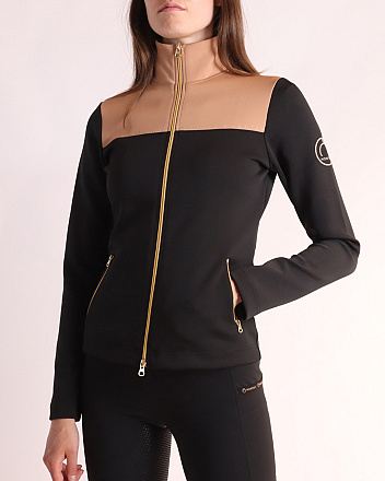 Montar Vest Momartha Logo Siliconen Print Zwart