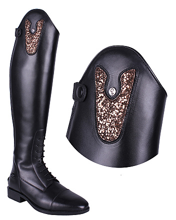 QHP verwisselbare top Sasha Sparkle Cacao