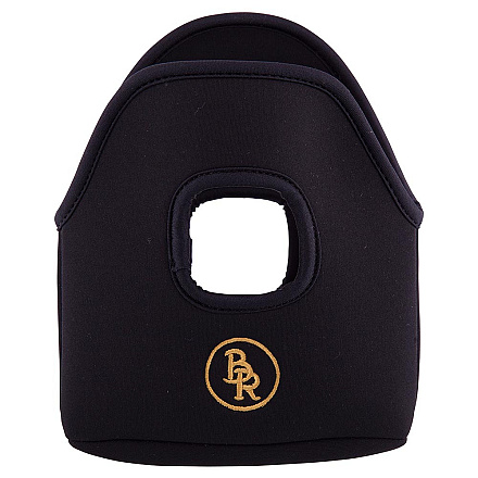 BR Stijgbeugelhoesjes Zwart 12 cm