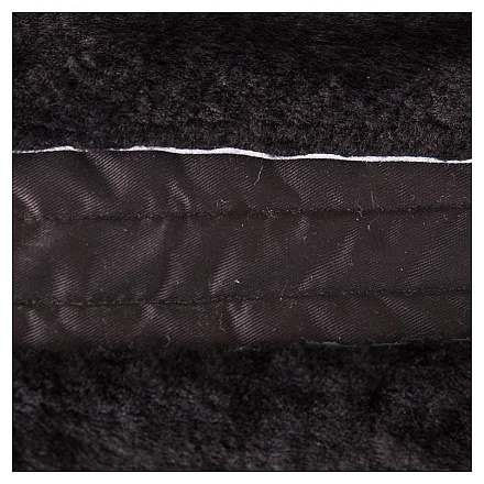 BR Zadelonderlegger Vrij Wervelkanaal Zwart/Zwart Full