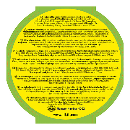 Likit Liksteen Appel 650 gram