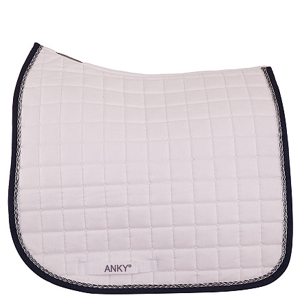 Anky Pad Braided Dressuur White/Black Full