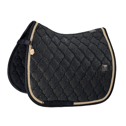 Eskadron FW'24 Heritage Zadeldek Cotton Glitter Zwart Full Dressuur
