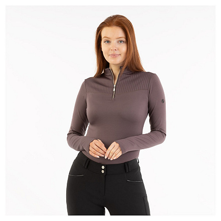 BR Half Zip-Up Pullover Jara Raisin Brown