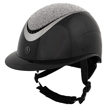 BR Rijhelm Theta Plus Glamourous Glossy Zwart/Gunmetal