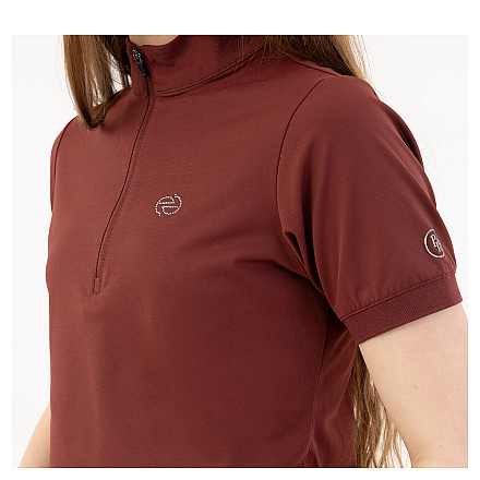 BR Eevolv Half-Zip Shirt Kady New Maroon