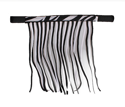 QHP Vliegenfrontriem Zebra