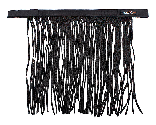 QHP Vliegenfrontriem Zwart