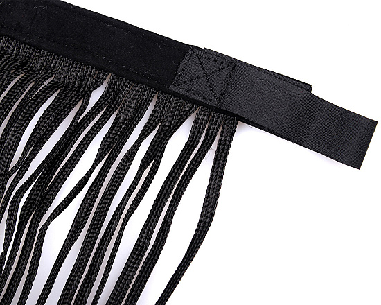 QHP Vliegenfrontriem Zwart