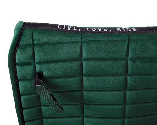 QHP Zadeldek Astana Crystal Donkergroen VZ