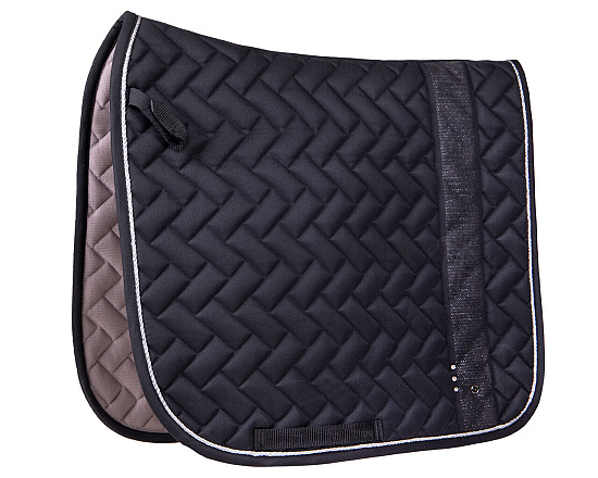 QHP Zadeldek Kae Zwart Dressuur Full