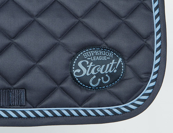 Harry's Horse Zadeldek Stout! Blue Navy Shetland