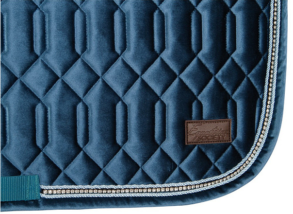 Harry's Horse Zadeldek Velvet Dark-blue Full VZ