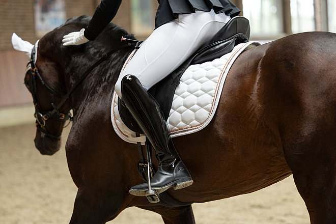 HKM Rijlegging Lisa Siliconen Zitvlak Kind Wit