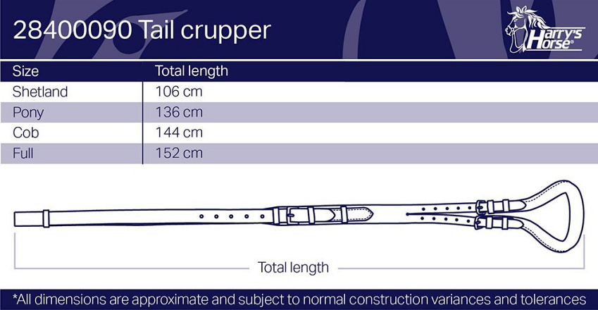 Harry's Horse Staartriem Zwart