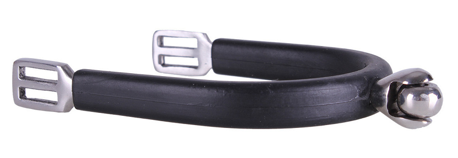 QHP Rol Sporen Dames met Rubber RVS 20 mm