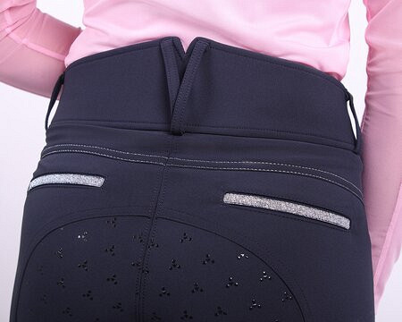 QHP Rijbroek Maxime Full Grip Navy