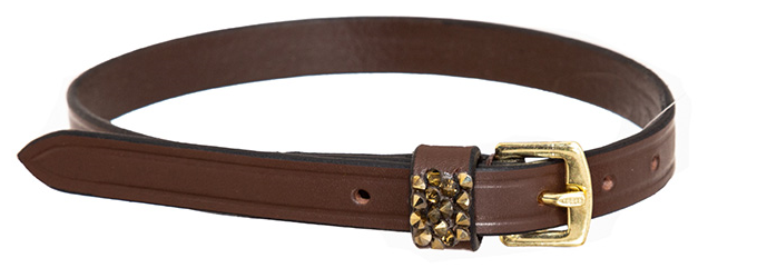 QHP Sporenriempjes Lupine Bruin/Beige